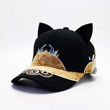 Load image into Gallery viewer, K-Pop Cat Ears Embroider Cap [Adjustable]
