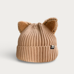 Winter Cat Ears Knitted Beanie