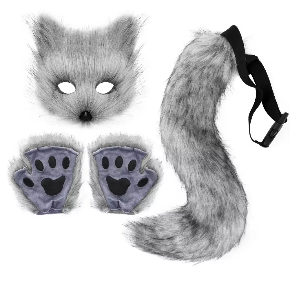 Therian Mask, Tail, Paws [Fox, Wolf, Coyote, Feline]