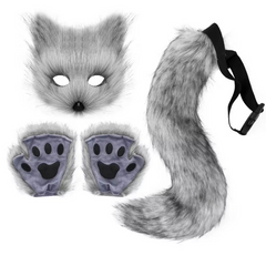 Therian Mask, Tail, Paws [Fox, Wolf, Coyote, Feline]