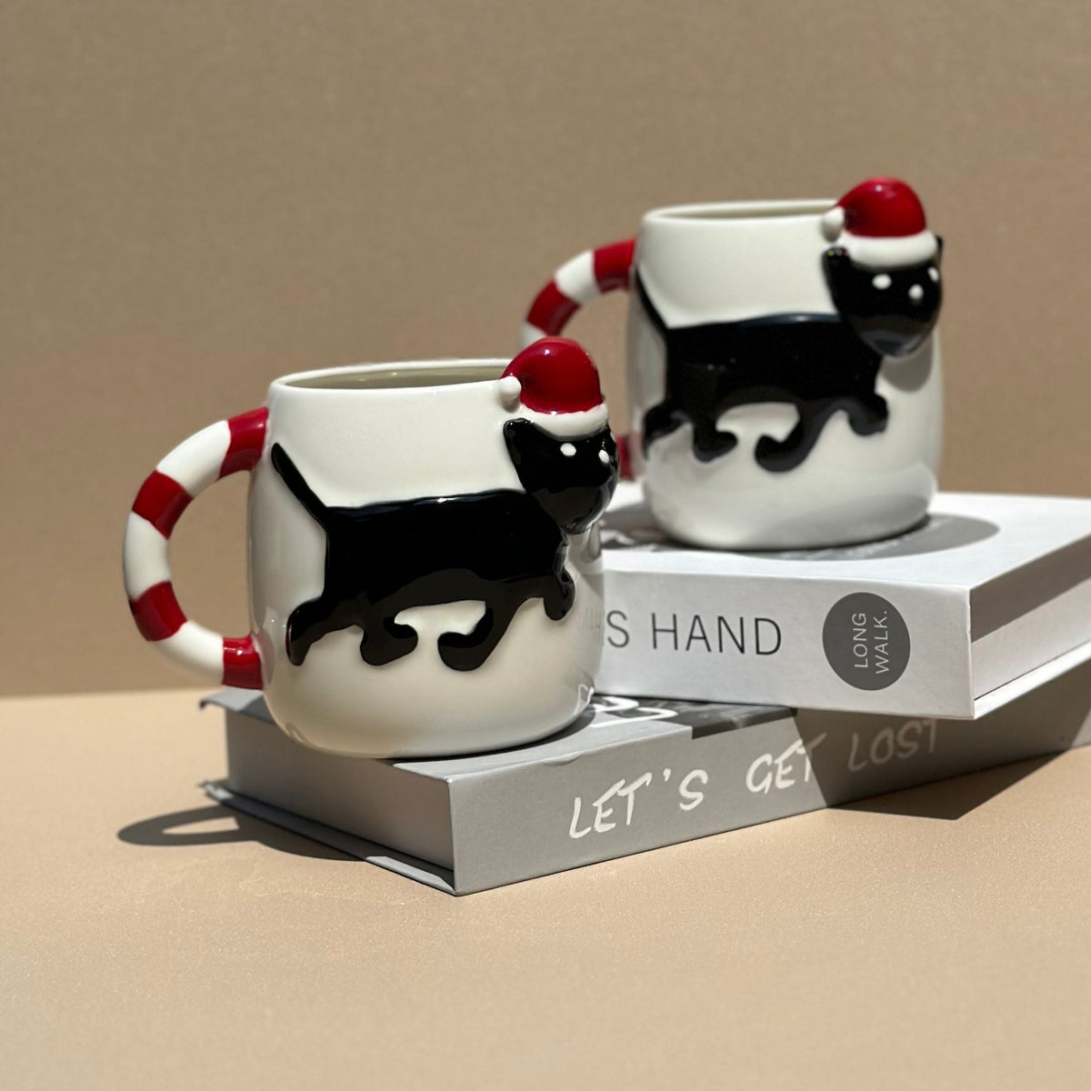 Festivity Black Cat Christmas Mug