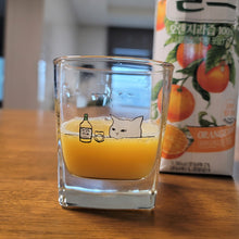 Load image into Gallery viewer, Cheers With Cat Whiskey Glass
