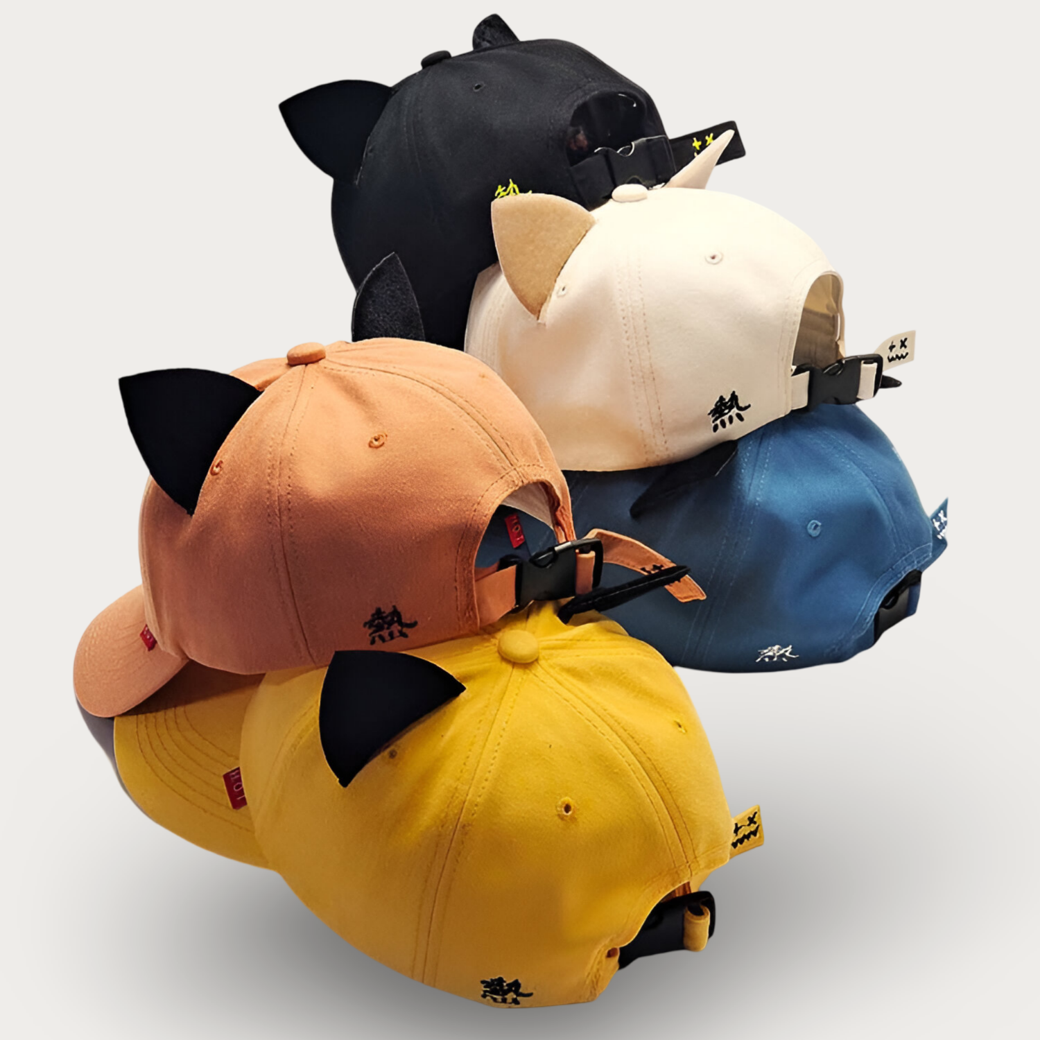 Buckled Cat Ears Baseball Cap
