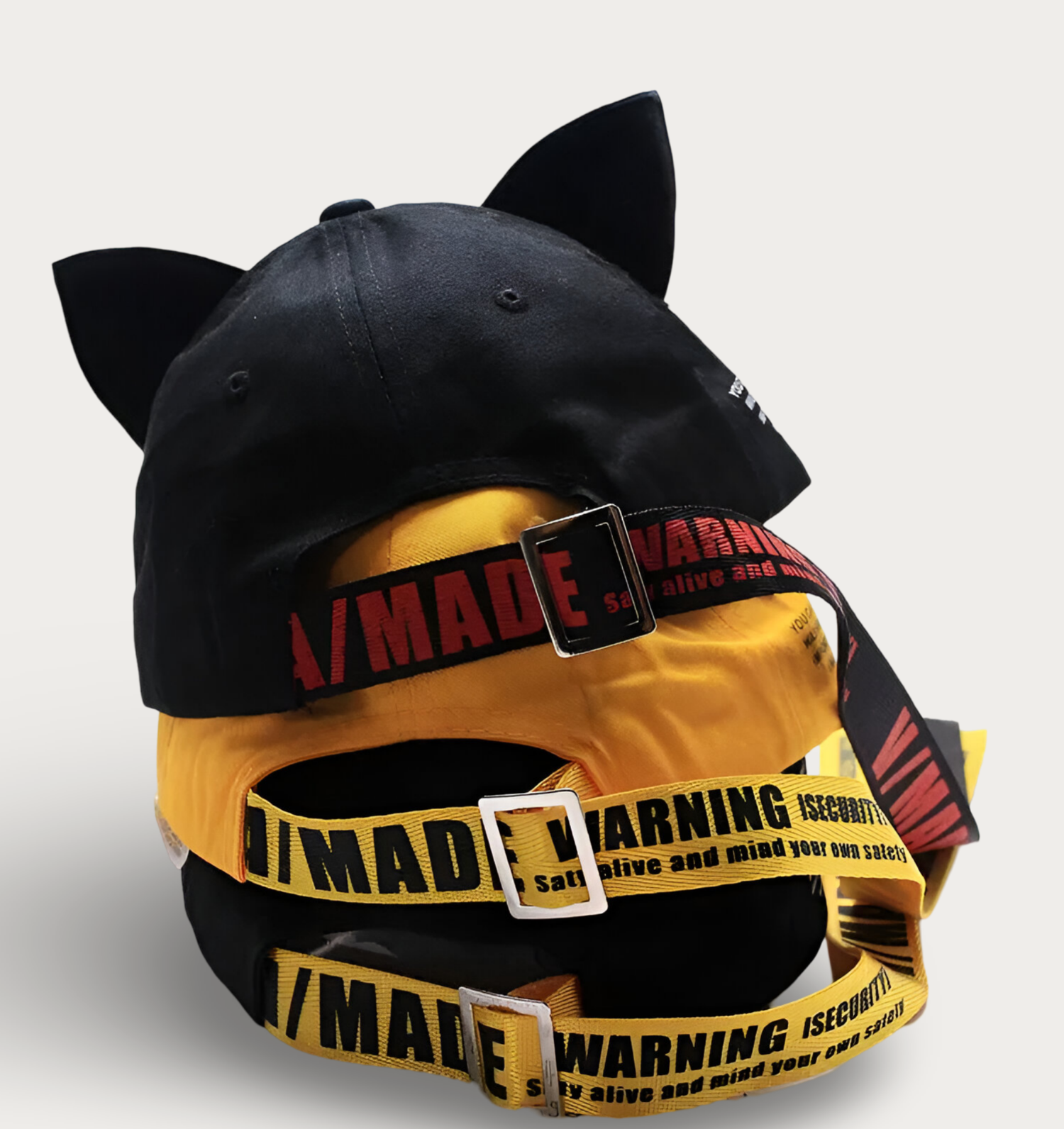 Buckled Cat Ears Baseball Cap
