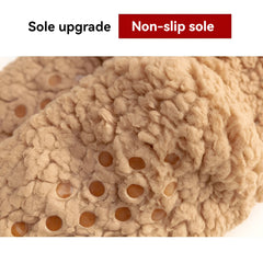 Fuzzy Bear Design Winter Socks