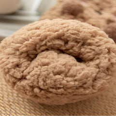 Fuzzy Bear Design Winter Socks