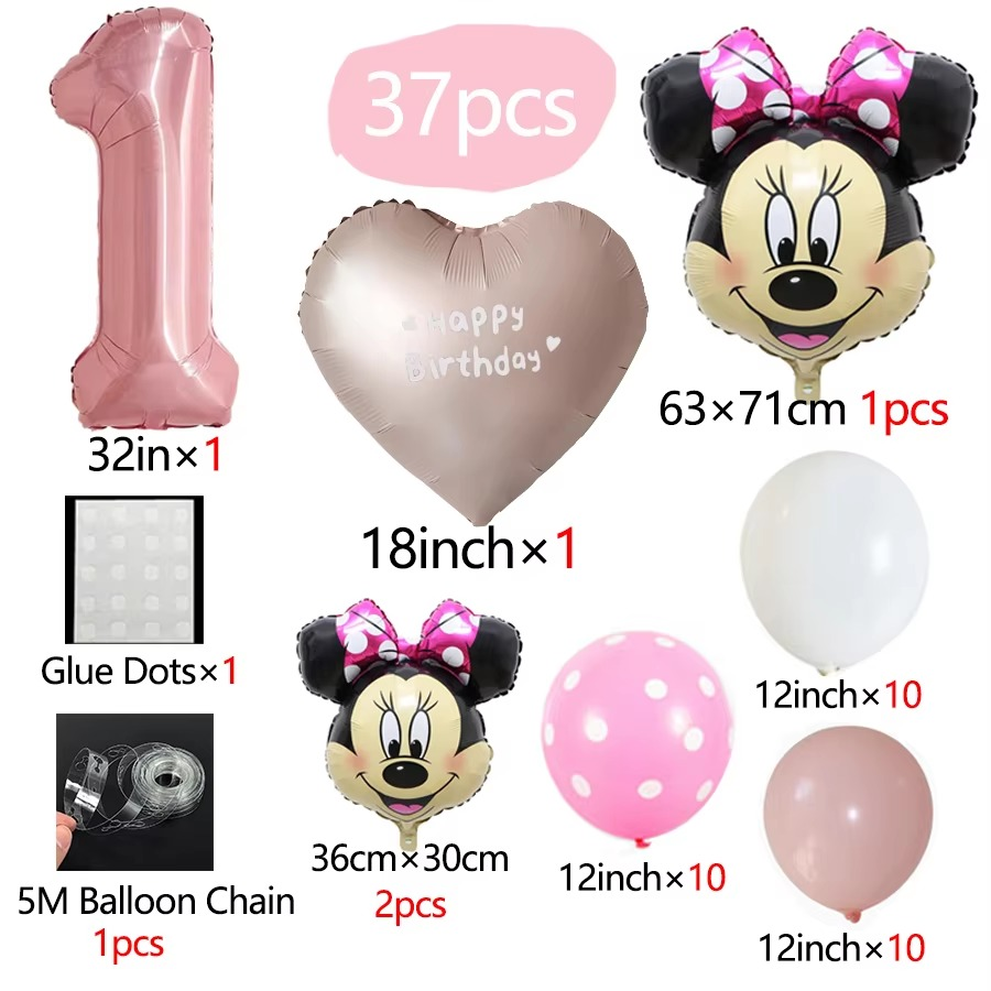 Minnie Mouse Theme Party Balloon Set