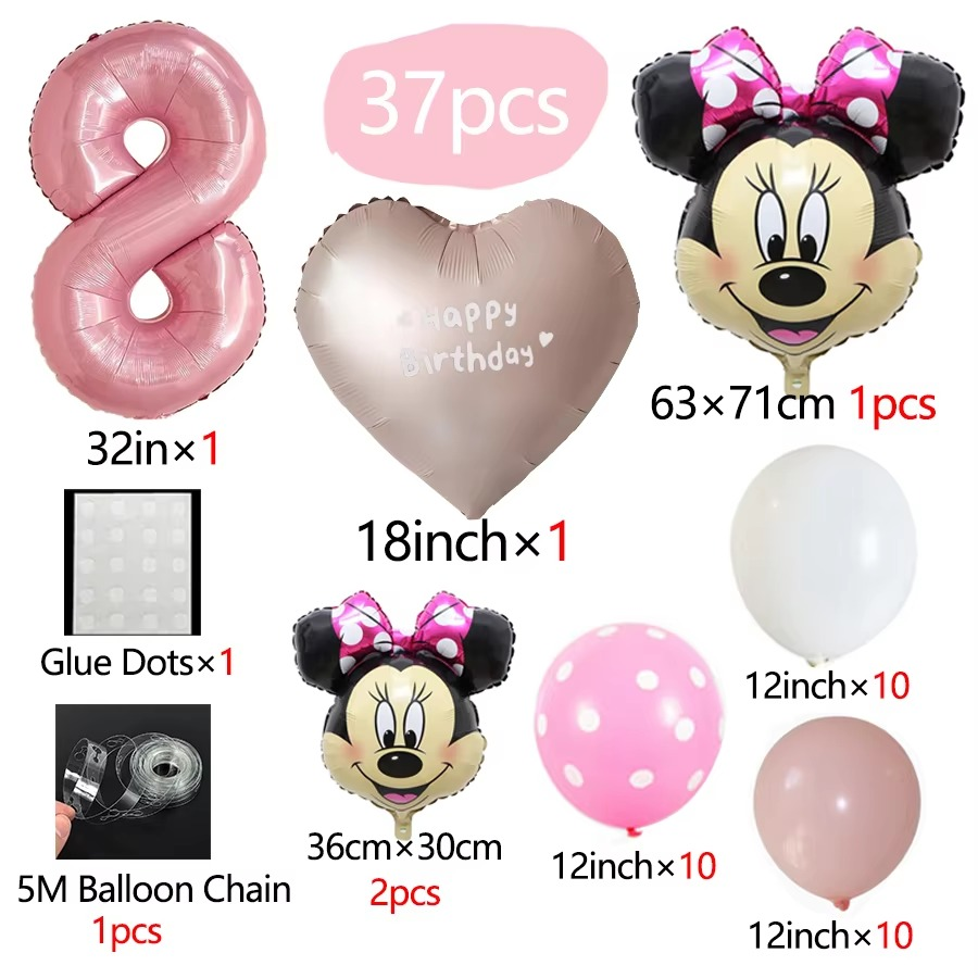 Minnie Mouse Theme Party Balloon Set