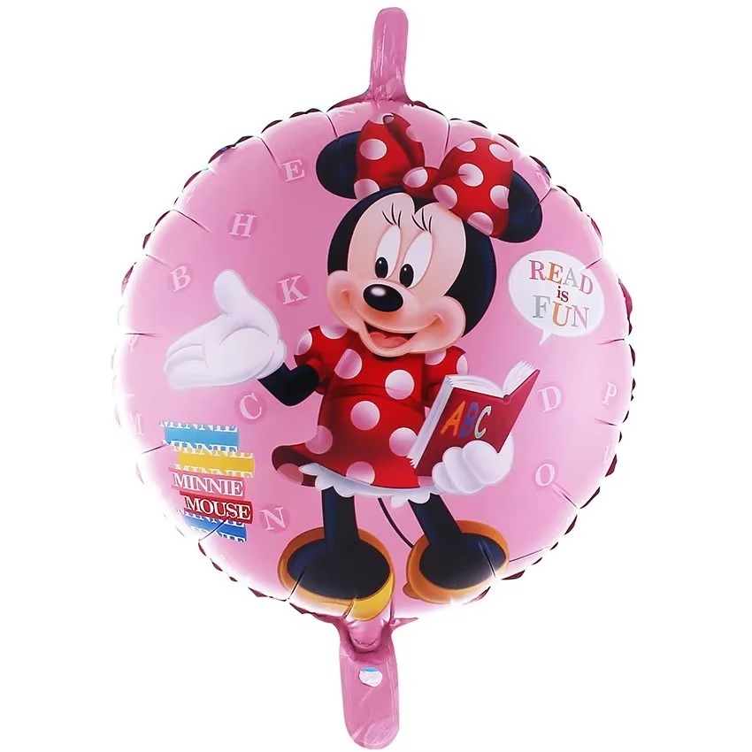 Minnie Style Birthday Balloon Set (119 Pcs Set)