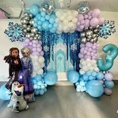 Elsa and Anna Themed Party Balloon - 129 Piece Set