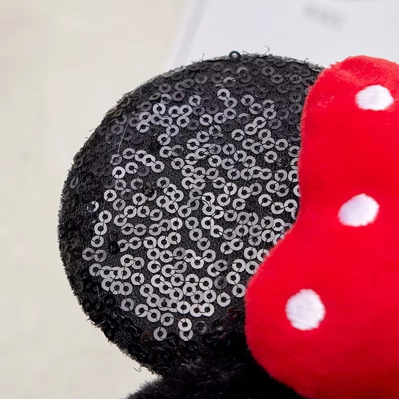Minnie Bow Plush Ear Muffs