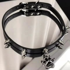🎁 FREE - Gothic Cat Paw Charm Choker