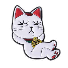 Playful Turbo Granny Cat Pins