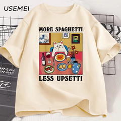 More Spaghetti Less Upsetti T-Shirt [Plus Size Available]