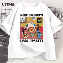 More Spaghetti Less Upsetti T-Shirt [Plus Size Available]
