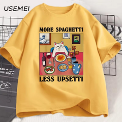 More Spaghetti Less Upsetti T-Shirt [Plus Size Available]