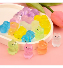 GlowMeow Mini Lucky Cat Set [7 Piece Set]
