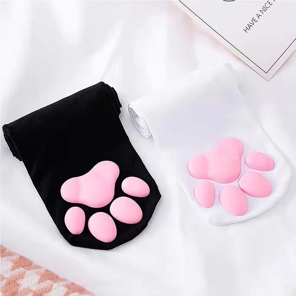 Paw Beans Padded Knee High Socks