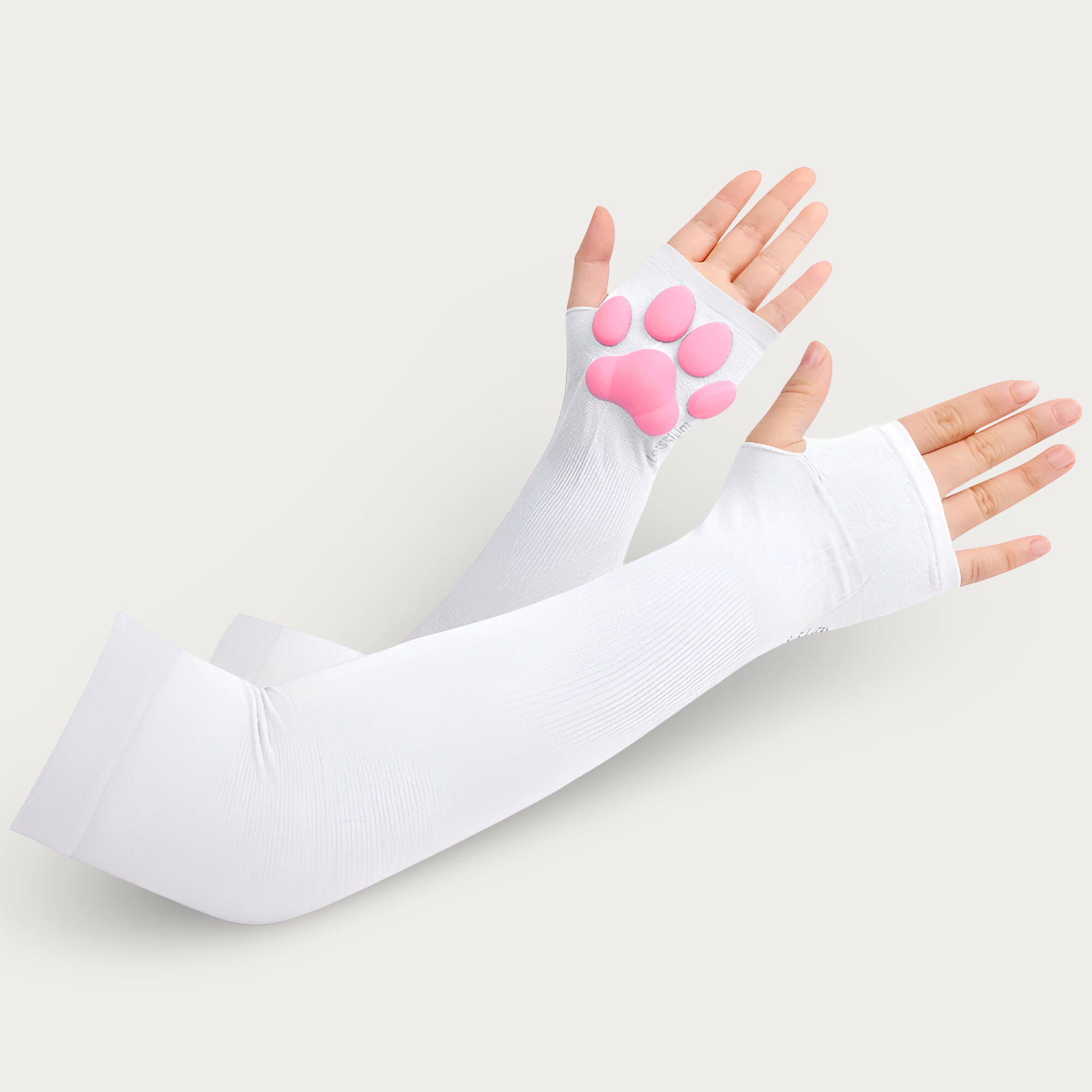 3D Pink Cat Paw Gloves & Stockings