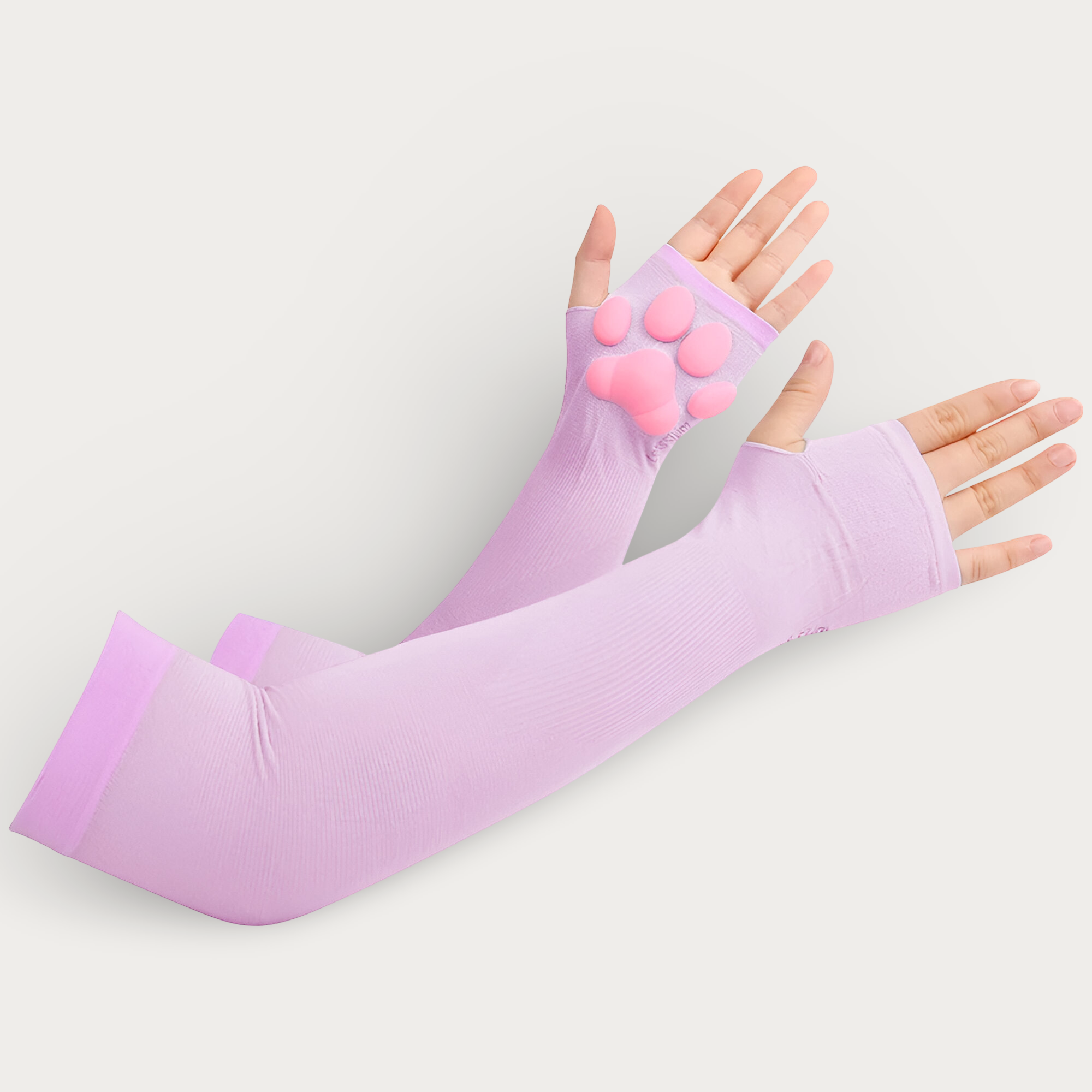3D Pink Cat Paw Gloves & Stockings