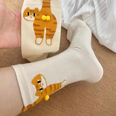🎁 FREE - Funny Cat Balls Socks (2 Pairs)