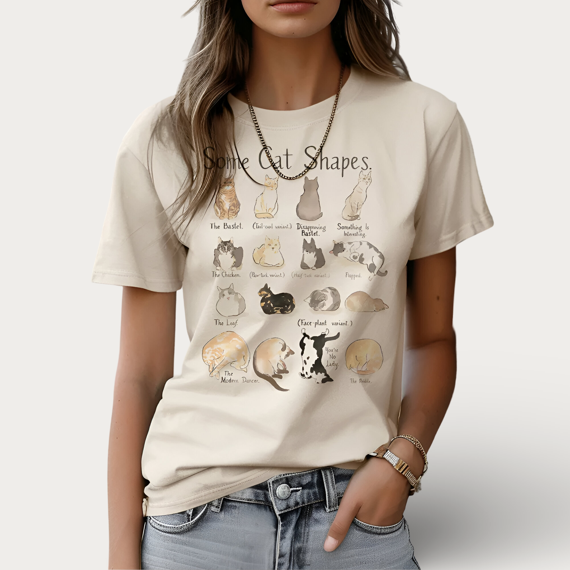 Shapes Of Cats T-Shirt