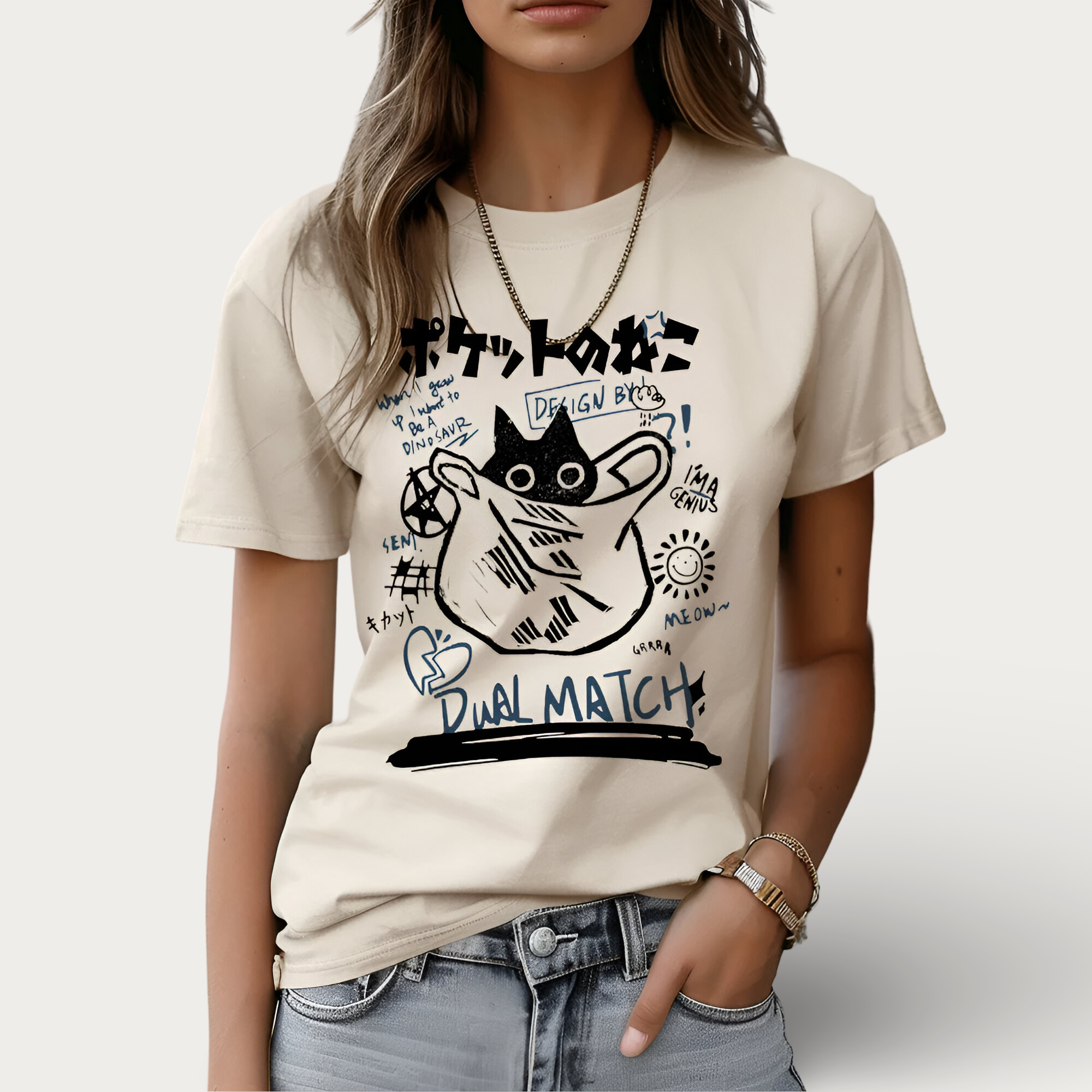 Shapes Of Cats T-Shirt