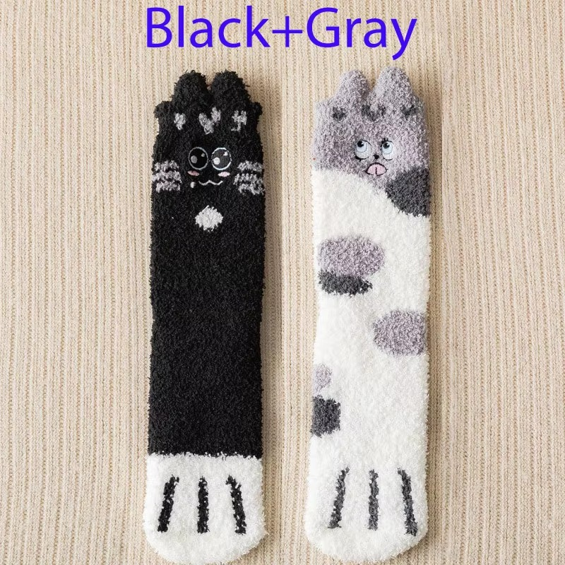 🎁 FREE - Cat Paws Fuzzy Socks [2 Pairs Set]