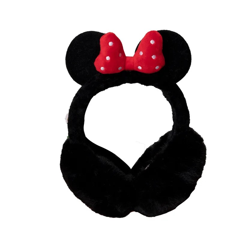 Minnie Bow Plush Ear Muffs