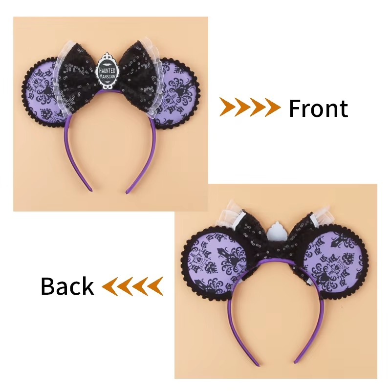 ✨FREE - Handmade Haunted Mansion Ears Headband