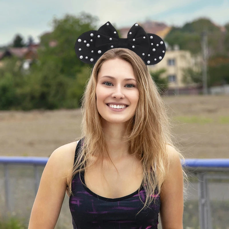 ✨FREE - Velvet Minnie Ears Headband