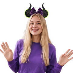 ✨FREE - Handmade Mistress of Evil Ears Headband