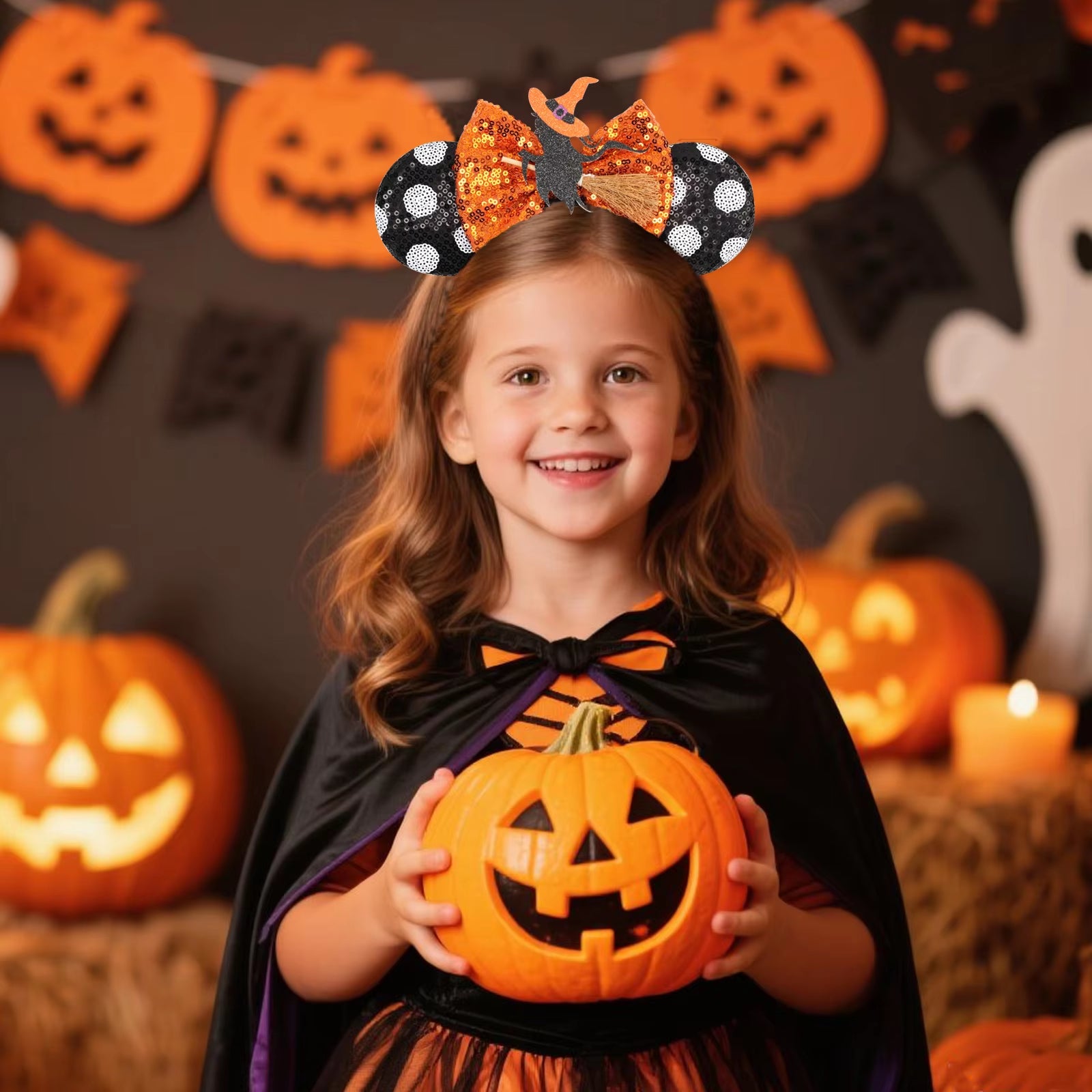 Unique Spooky Witchy Headband – affordable, Instagram-ready, and ideal for Halloween photos and parades.