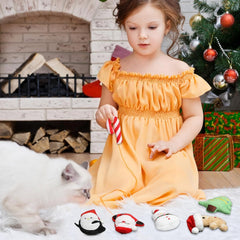 Plust Christmas Catnip Toys [5 Piece Set]