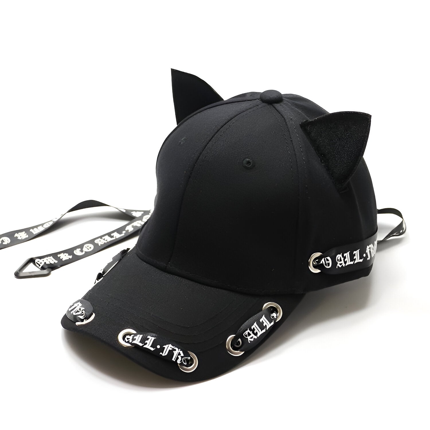 Gothic Ribbon Cat Ear Baseball Cap