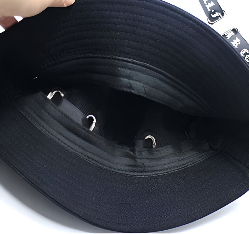 Gothic Ribbon Cat Ear Bucket Hat