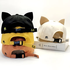 Buckled Cat Ears Baseball Cap