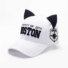 Load image into Gallery viewer, Boston Cat Ears Baseball Cap [Adjustable]
