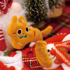 Handmade Lucky Orange Cat Pendant