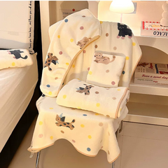 Cat Coral Fleece Blanket