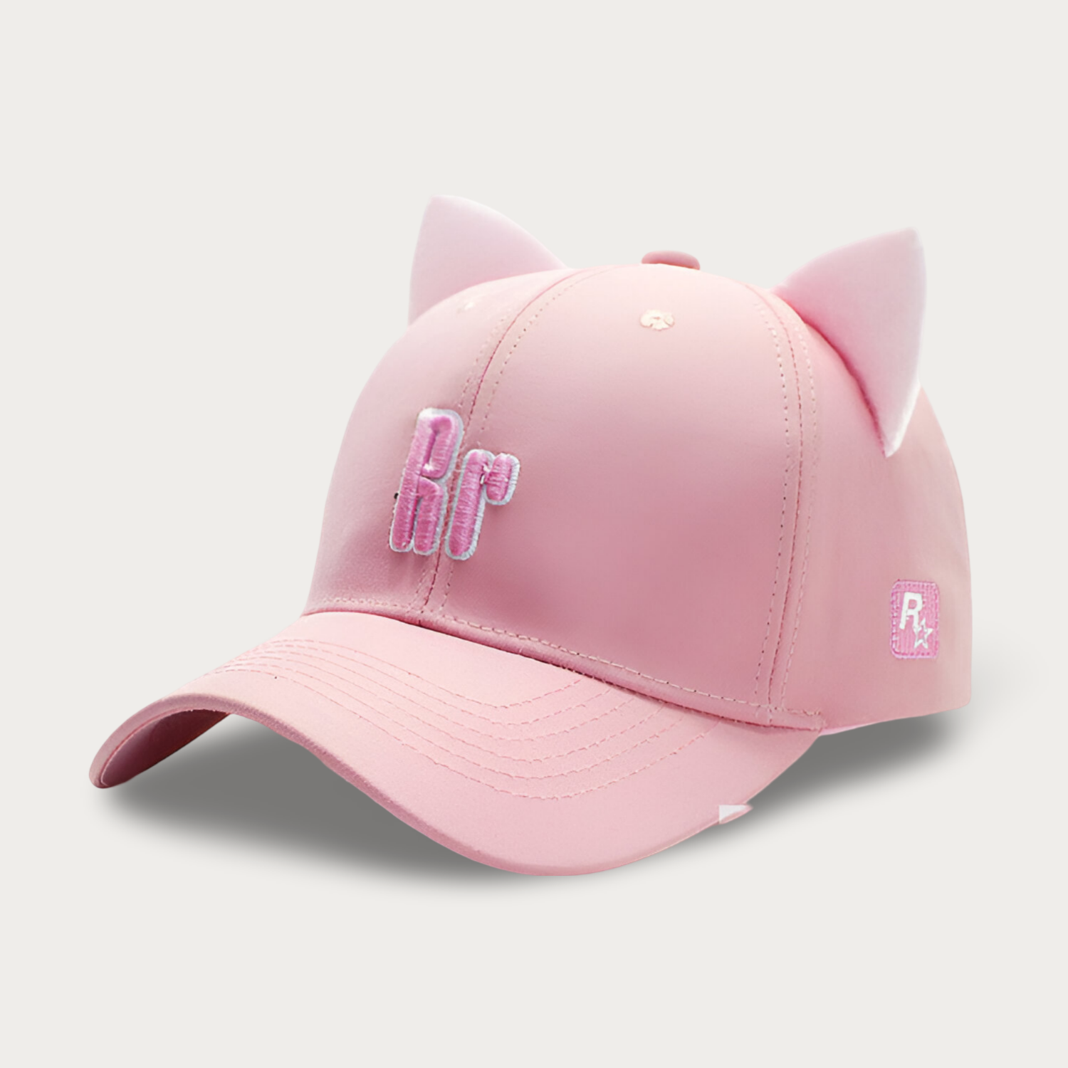 K-Pop Embroidered Cat Ears Cap