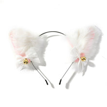 Load image into Gallery viewer, Handmade Cat Ears Headband &amp; Collar Set
