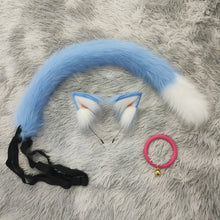 Load image into Gallery viewer, Rem and Ram Cat Ears, Tails and Anklet Set
