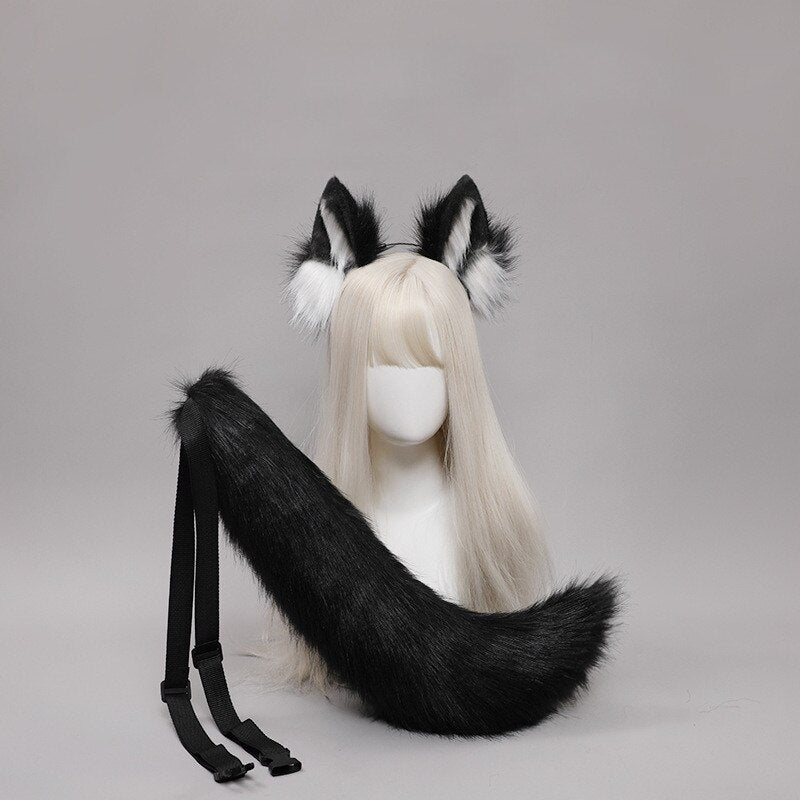Authentic Furry Ears and Tail Set