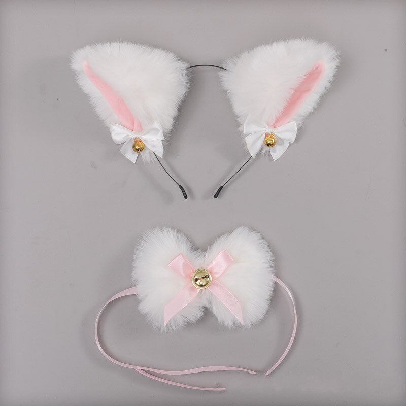 FREE - Handmade Kitten Ears Headband & Choker Set