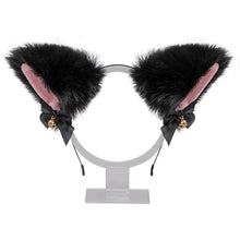 Load image into Gallery viewer, Handmade Cat Ears Headband &amp; Collar Set
