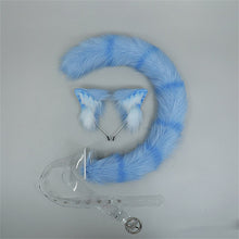 Load image into Gallery viewer, Handmade Tabby Cat Ears and Tail Set
