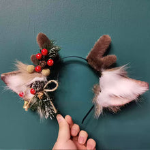 Load image into Gallery viewer, Christmas Reindeer Headband
