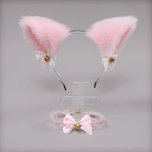 Load image into Gallery viewer, FREE - Handmade Kitten Ears Headband &amp; Choker Set
