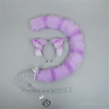 Load image into Gallery viewer, Handmade Tabby Cat Ears and Tail Set
